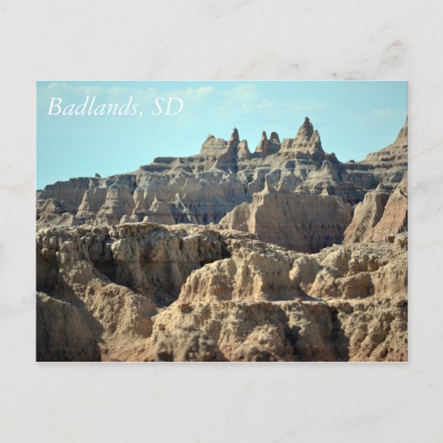 Badlands, South Dakota Postcard (Front)