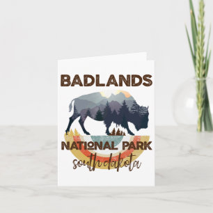 Badlands South Dakota Shirt Sd National Park Hikin Card
