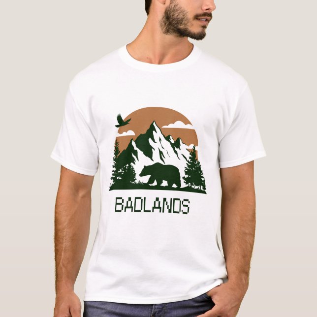 Badlands - South Dakota T-Shirt (Front)