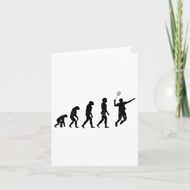 Badmincado Badminton Player Shuttle  Card (Front)