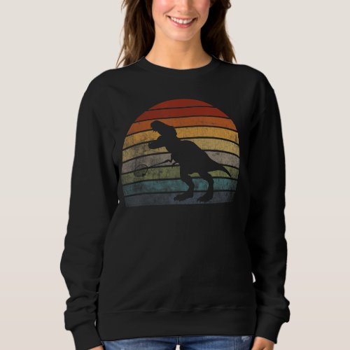 Badminto Saurus Rex Birdie Shuttlecock Dinosaur Ba Sweatshirt