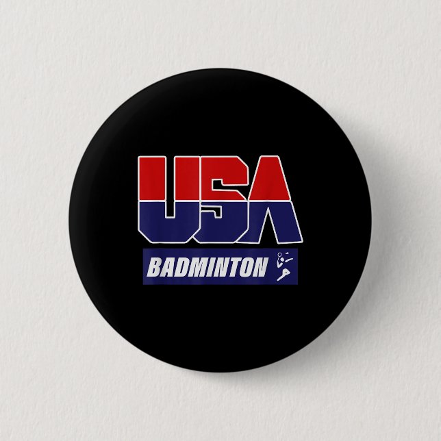 Badminton 2021 Usa  Button (Front)