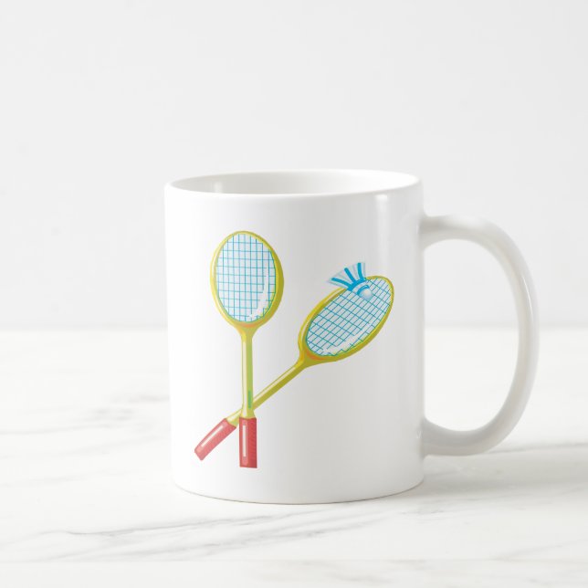 Badminton 3 coffee mug (Right)