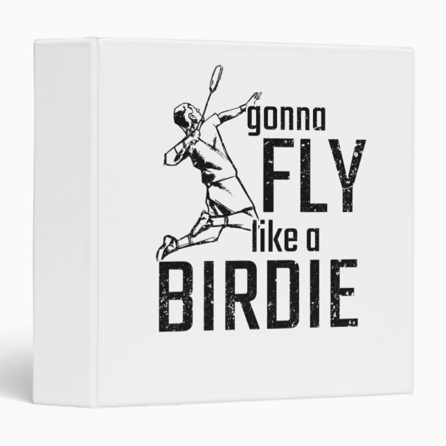 Badminton 3 Ring Binder (Front/Spine)