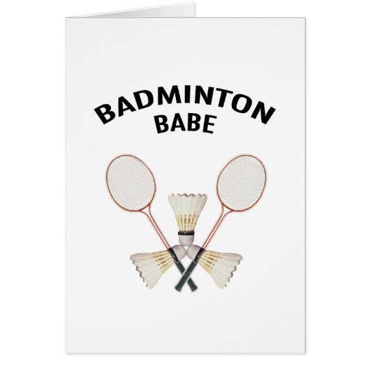 Badminton Babe Cards (Front)