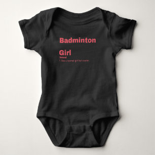 - Badminton Baby Bodysuit