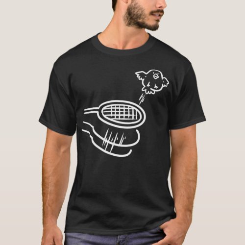 Badminton Badminton Badminton Gift Sport Racket ba T_Shirt