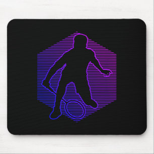 Badminton Badminton Player Men Women Shuttle Mouse Pad