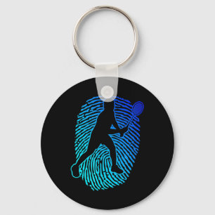 Badminton Badminton Player Squash Shuttle Keychain