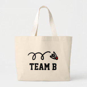 Badminton bag with custom team name