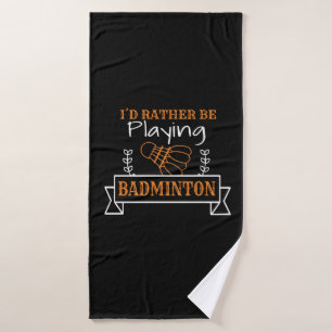 Badminton Bath Towel