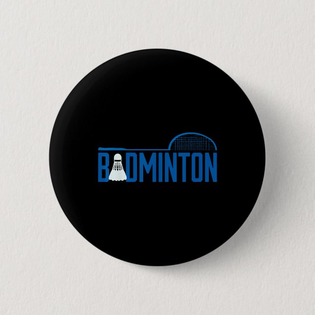 Badminton Birdie Shuttle For Badminton Player Men  Button (Front)