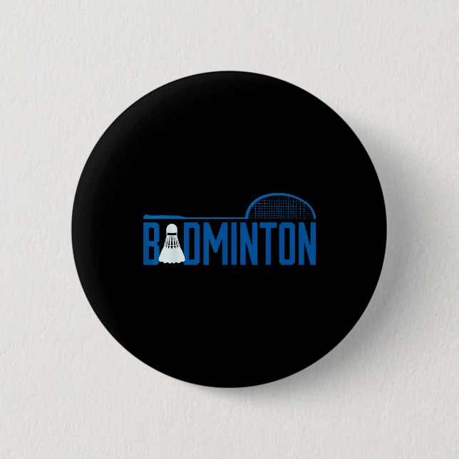 Badminton Birdie Shuttle For Badminton Player Men  Button (Front)
