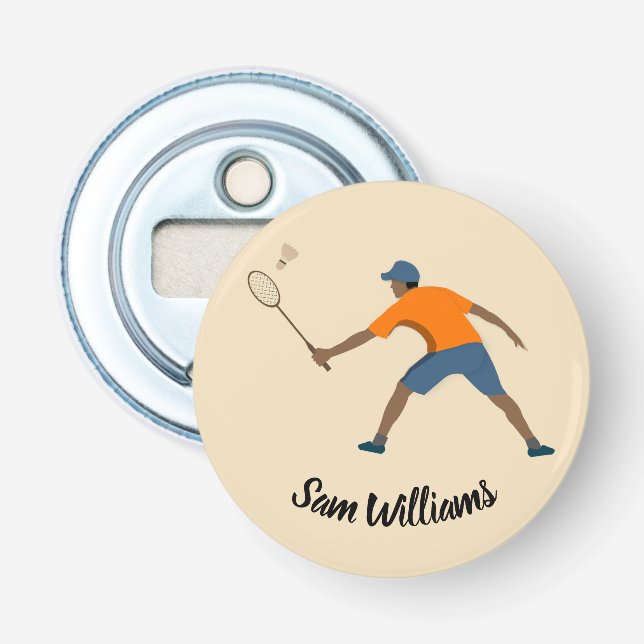 Badminton Bottle Opener (Front)