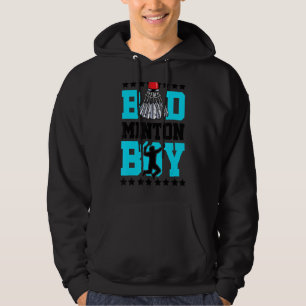 Badminton Boy Noun Definition Shuttlecock Badminto Hoodie