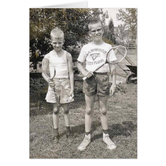Badminton brothers from the 60's cards