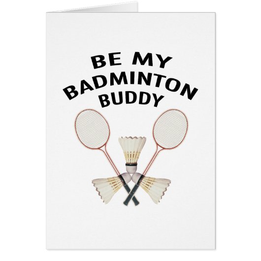 Badminton Buddies Cards (Front)