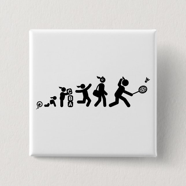 Badminton Button (Front)