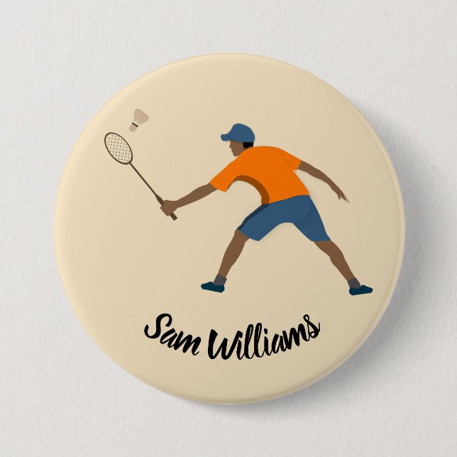 Badminton Button (Front)