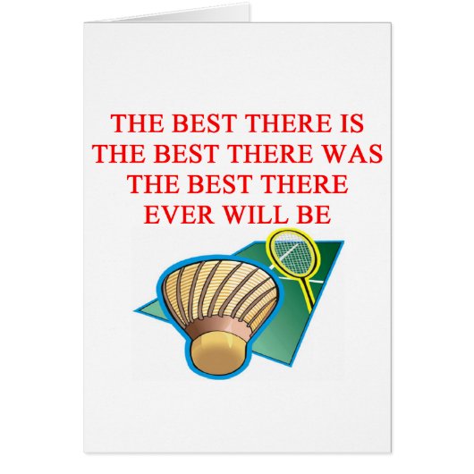 BADMINTON CARDS (Front)
