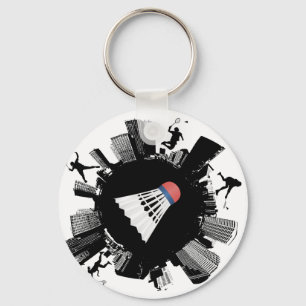 Badminton City Keychain