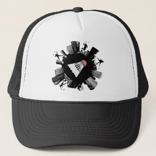 Badminton City Trucker Hat