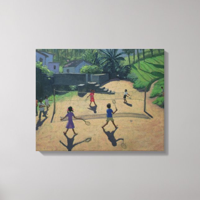 Badminton Coonoor India Canvas Print (Front)