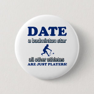 badminton design button