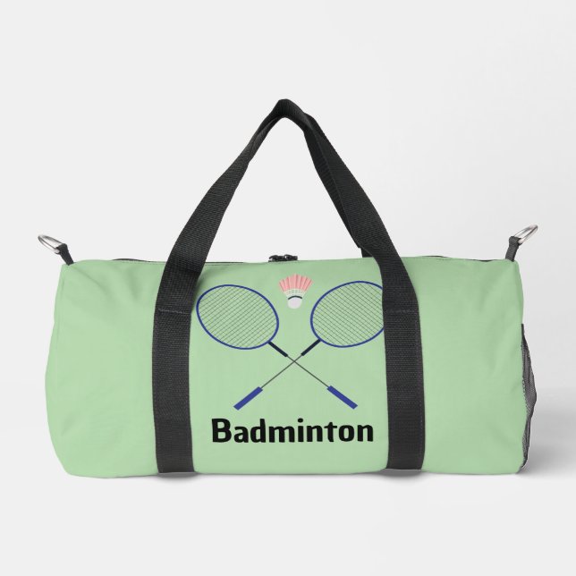Badminton Design Duffel Bag (Front)