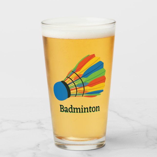 Badminton Design  Glass (Front Filled)
