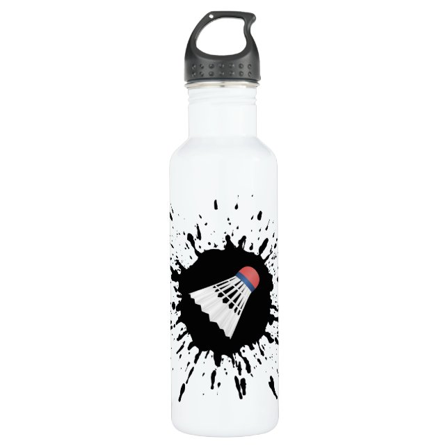 Badminton Explosion Water Bottle (Front)