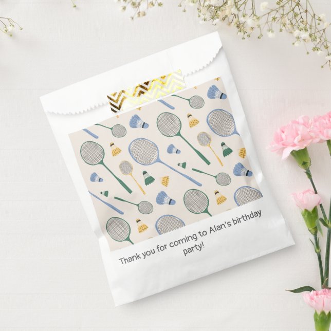 Badminton Favor Bag (Sealed)