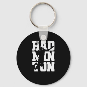 Badminton Federball Badmintonschläger Sport Keychain