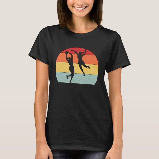 Badminton  for girls women player coaches female s T-Shirt (Front)