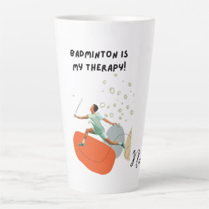 Badminton for Player Latte Mug