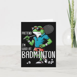Badminton Frog Shuttle Poona Card