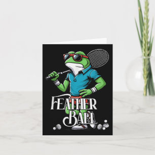 Badminton Frog Shuttle Poona Card