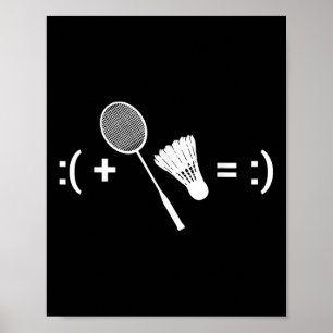 Badminton Game Shuttle Sport Badminton Poster