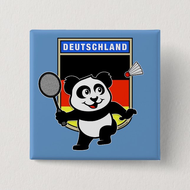 Badminton Germany Panda Button (Front)