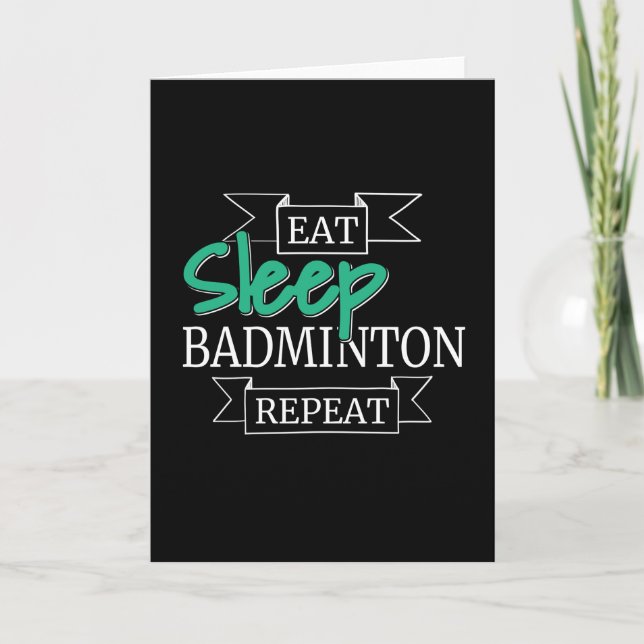 Badminton Gift Card (Front)