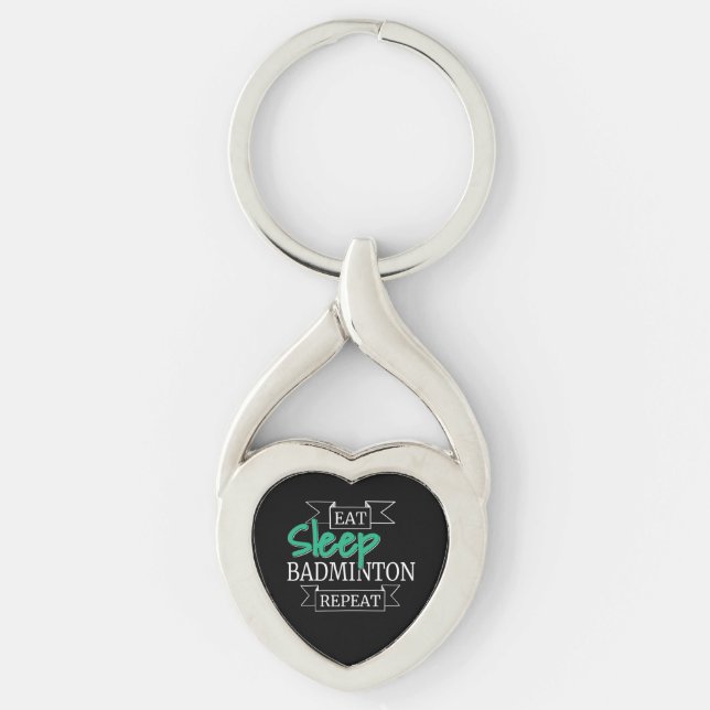 Badminton Gifts Keychain (Front)