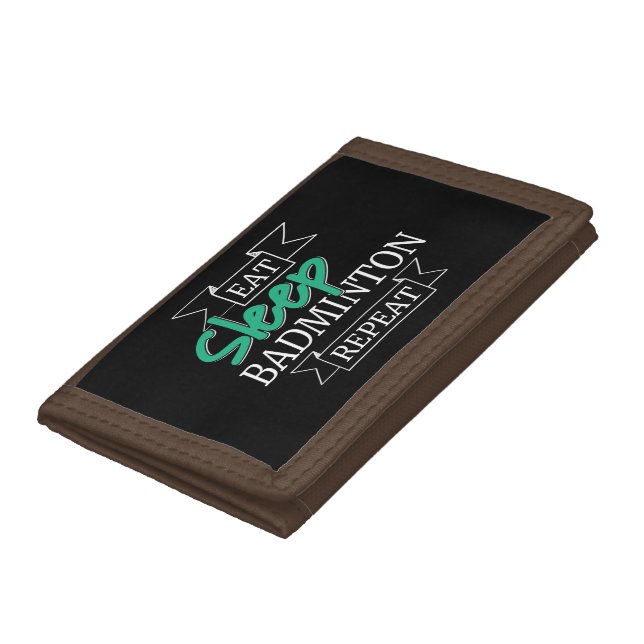 Badminton Gifts Trifold Wallet (Bottom)