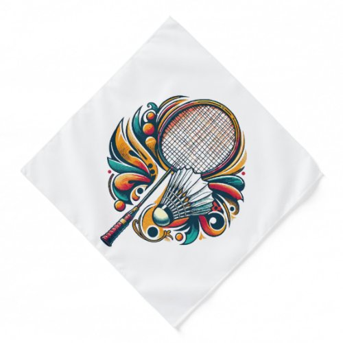 Badminton Graphic Bandana