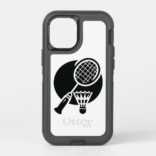 Badminton Graphic OtterBox Defender iPhone 12 Mini Case