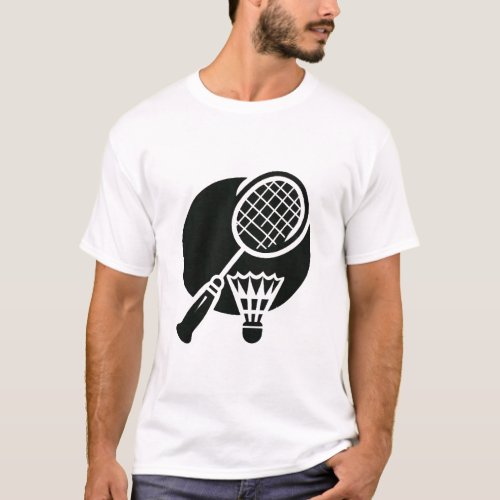 Badminton Graphic T_Shirt