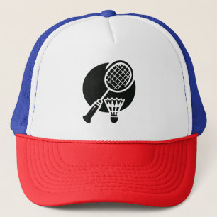 Badminton Graphic Trucker Hat
