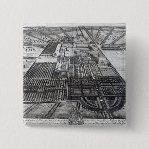 Badminton House in the County of Gloucester Pinback Button