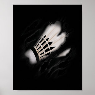 Badminton In Me Design, Badmintondesign Poster