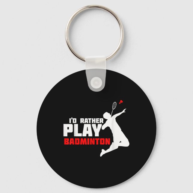 Badminton  keychain (Front)