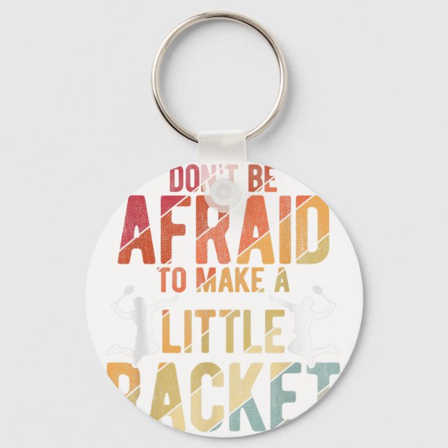 Badminton  keychain (Front)